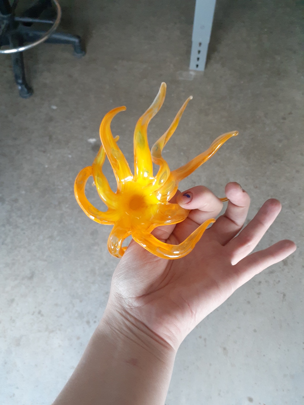 Glass Octopus and Shark Creation 2/2 Robin Ritter 5